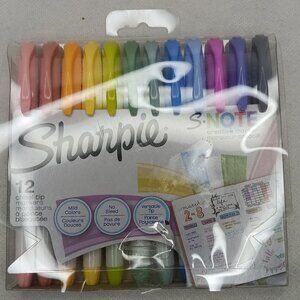 Sharpie S Note Creative Markers, Highlighters, Assorted  12 count, new
